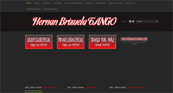 Desktop Screenshot of hernanbrizuelatango.com